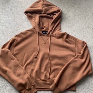 abercrombie & fitch cropped hoodie